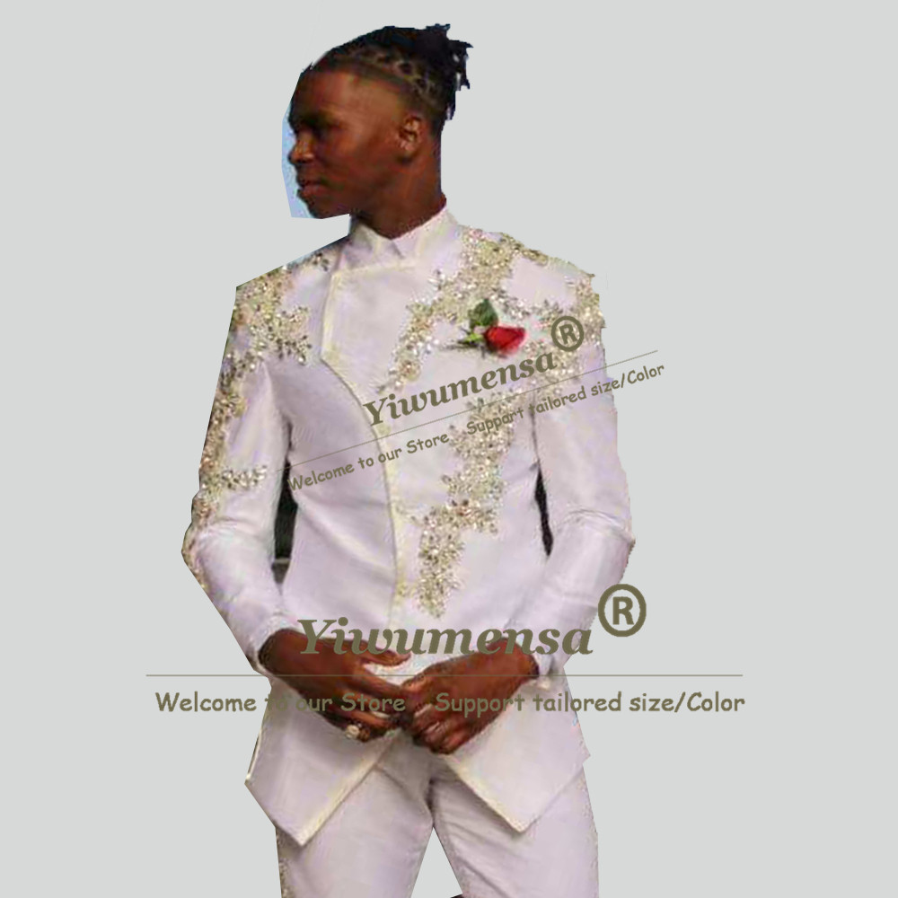 Unique Design Wedding Suits Fo - Men Formal Wear With Blazer 评论和价格