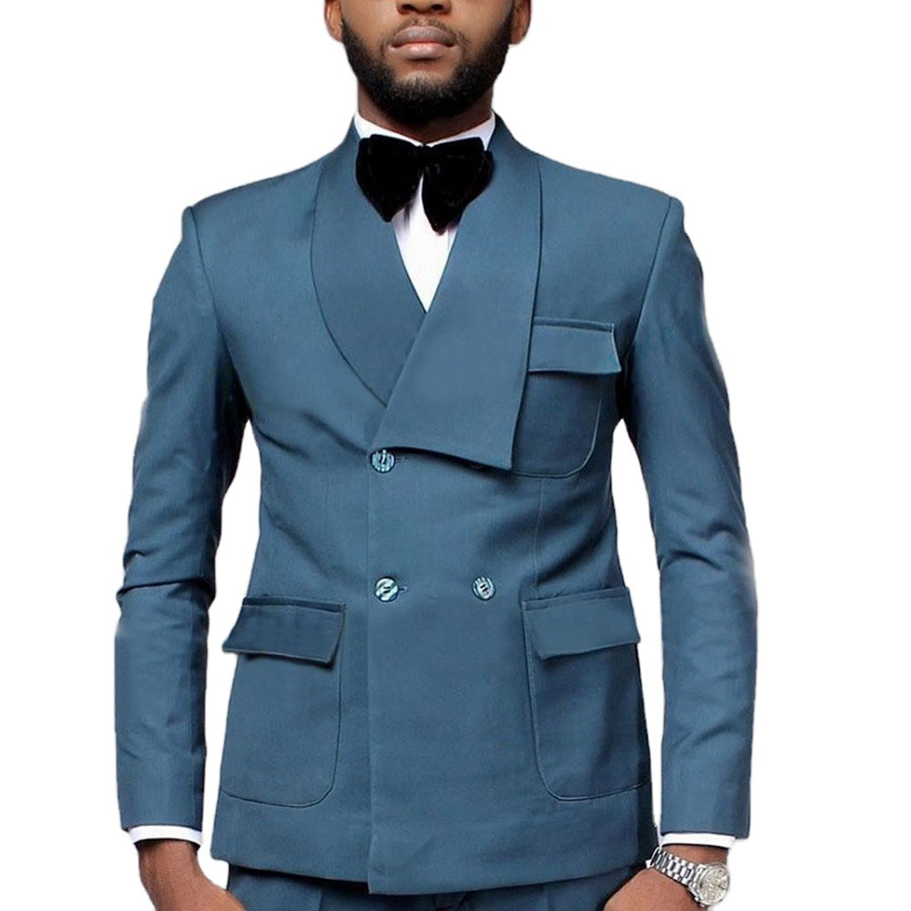 Latest Design Double Breasted  - Men Formal Wear With Blazer 评论和价格