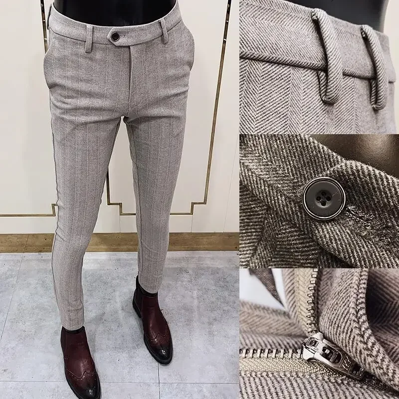 Autumn Winter Thickened Woolen - Men Formal Wear Shop 评论和价格