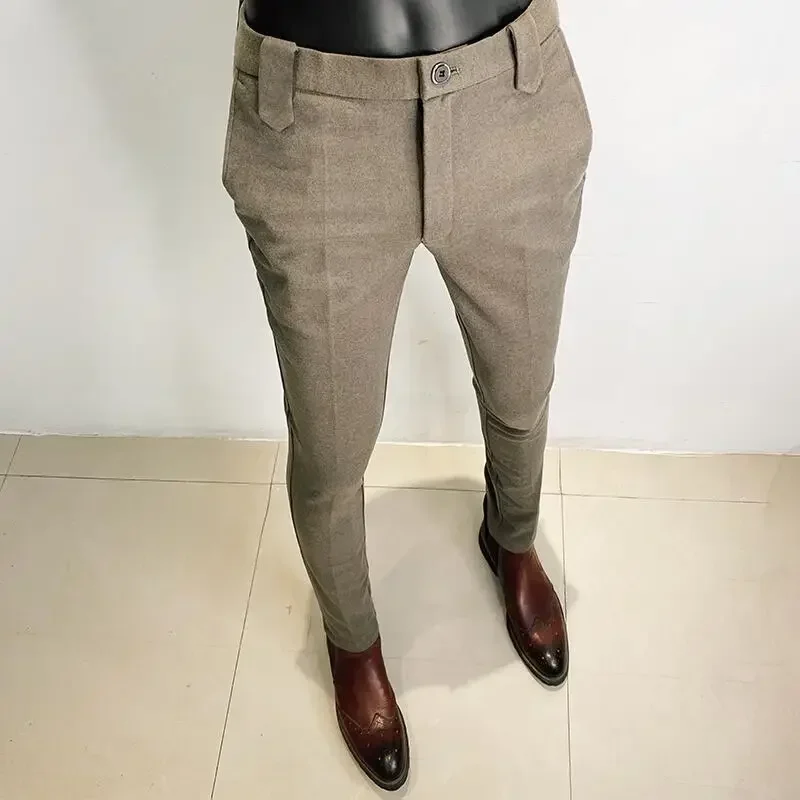 Autumn Winter Thickened Woolen - Men Formal Wear Shop 评论和价格