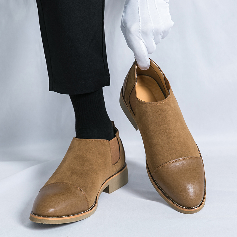Men Retro Formal Shoes Black B - Men'S Formal Party Wear Shoes 评论和价格