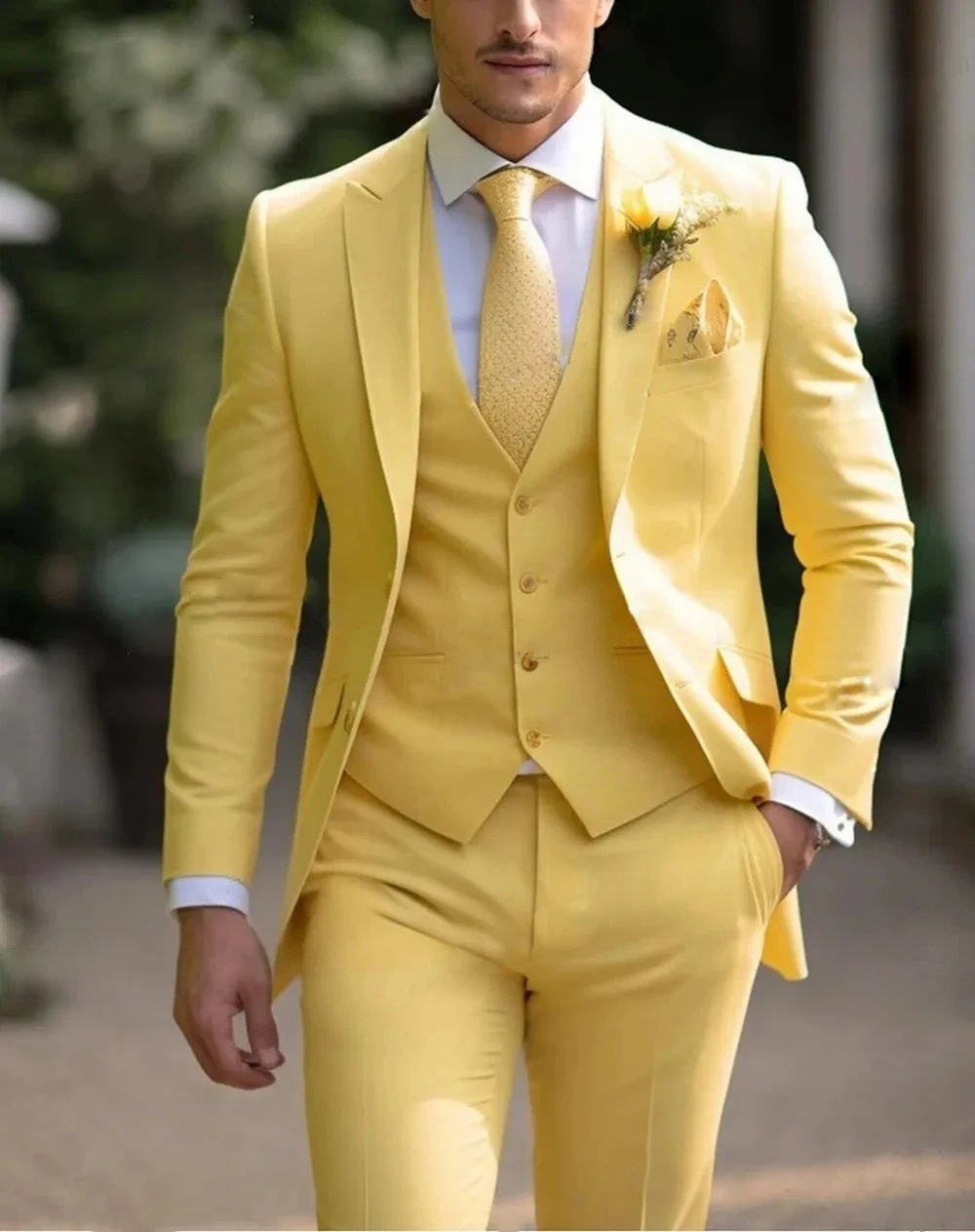 3 Pieces Pink Formal Men Suits - Men Formal Wear Pink 评论和价格