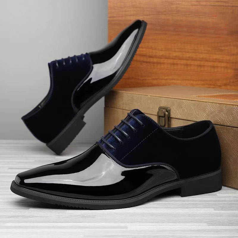 Men Color‑block Oxford Dress S - Men'S Formal Party Wear Shoes 评论和价格