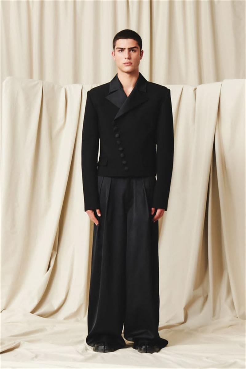 Loose Men Suits Pants Set 2 Pc - Men Formal Wear Outfits 评论和价格