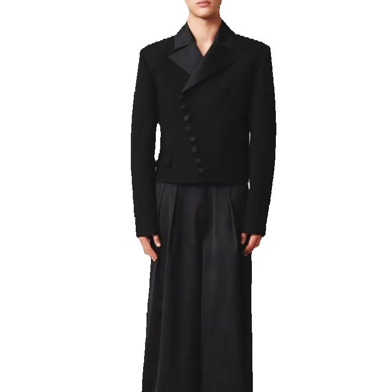 Loose Men Suits Pants Set 2 Pc - Men Formal Wear Outfits 评论和价格