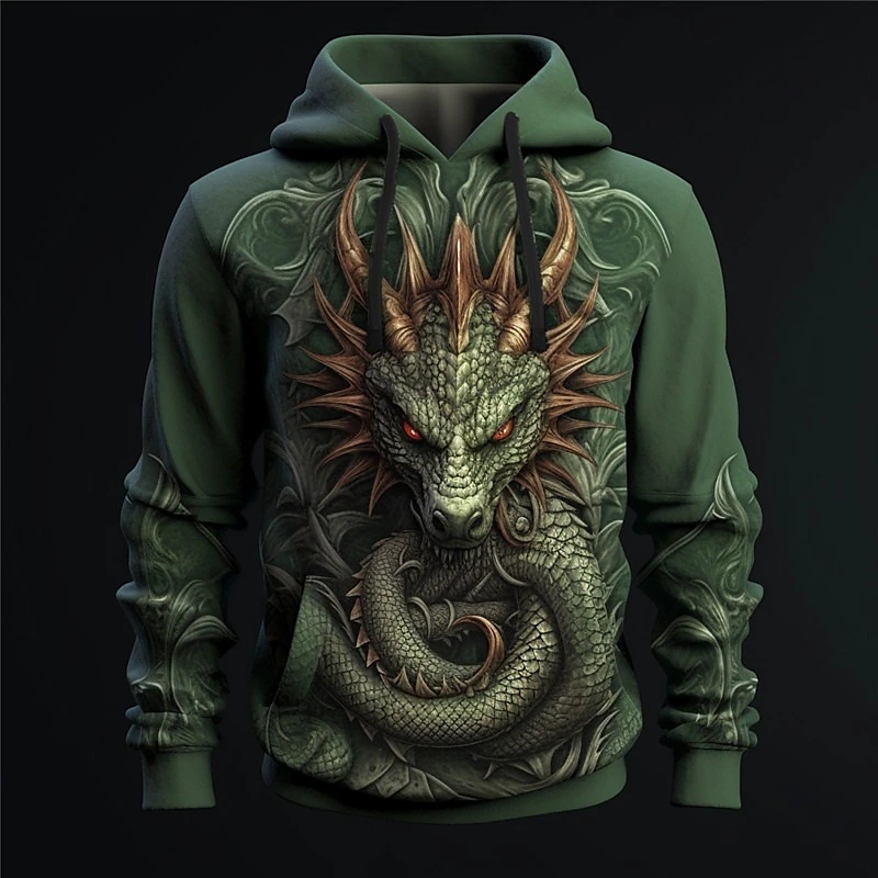 Fashion 3D Hoodies For Men y2k - Y2K Formal Wear Men 评论和价格