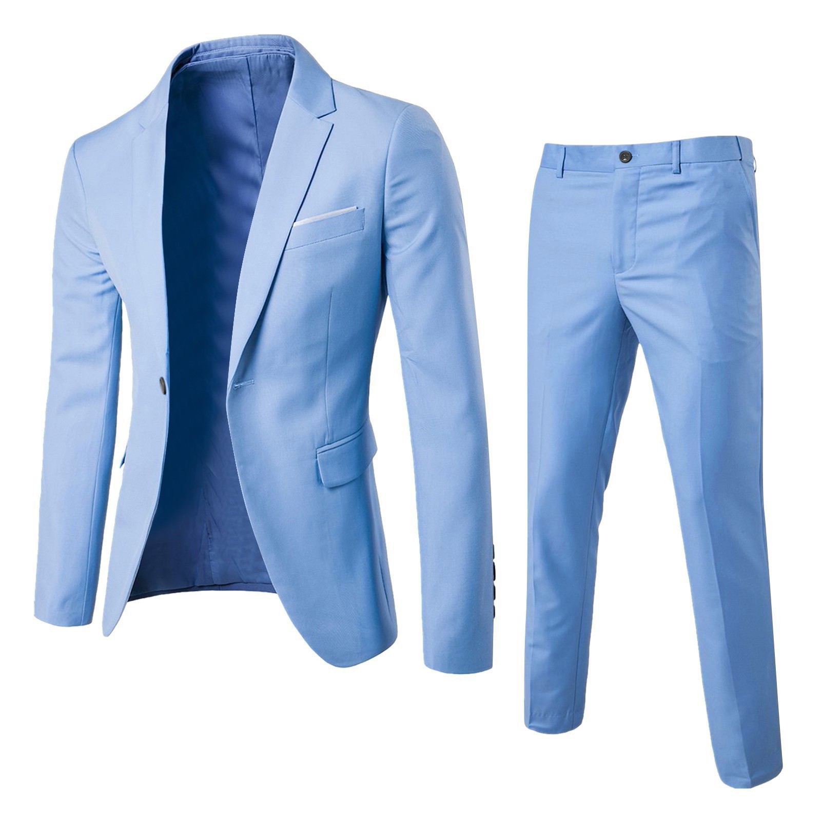 Mens Suit Set Two Piece Busine - Men'S Gothic Formal Wear 评论和价格
